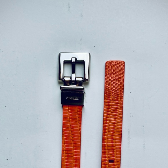 CALVIN KLEIN - Ladies Orange Belt - Picture 4 of 6